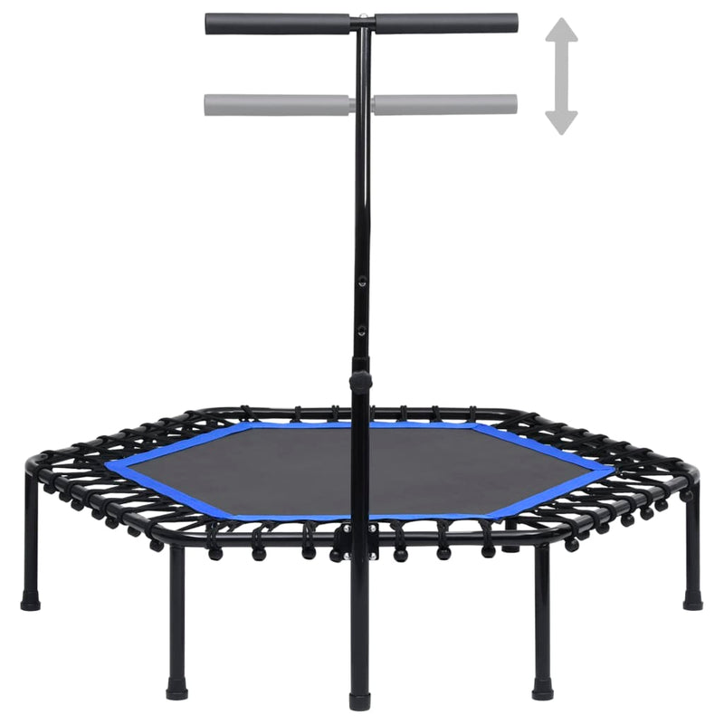 Load image into Gallery viewer, VidaXL Fitnesstrampoline met handgreep 122 cm

