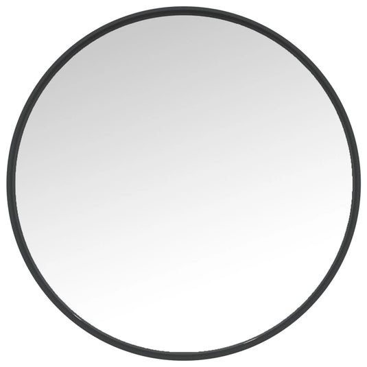 Vidaxl wandspiegel 50 cm zwart