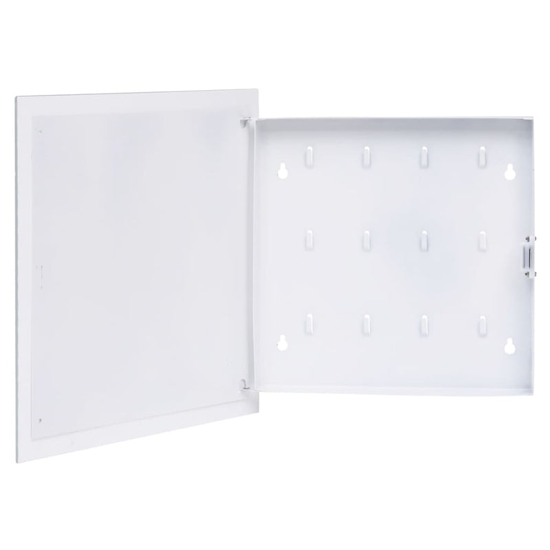 Load image into Gallery viewer, VidaXL Sleutelkast met magneetbord 35x35x4 cm wit
