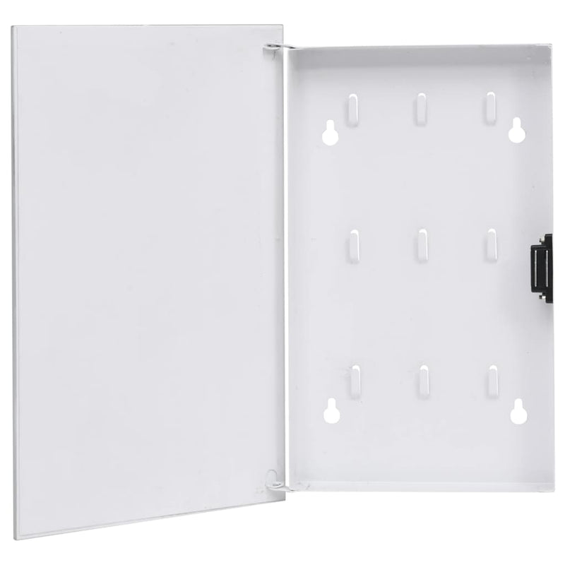 Load image into Gallery viewer, Vidaxl sleutelkast met magneetbord 30x20x4 cm wit
