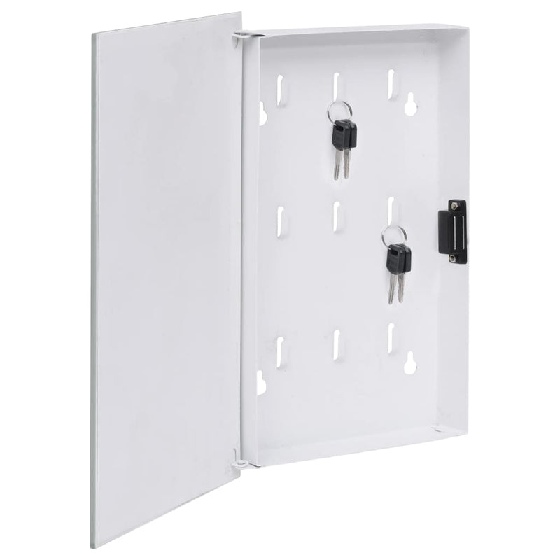 Load image into Gallery viewer, Vidaxl sleutelkast met magneetbord 30x20x4 cm wit
