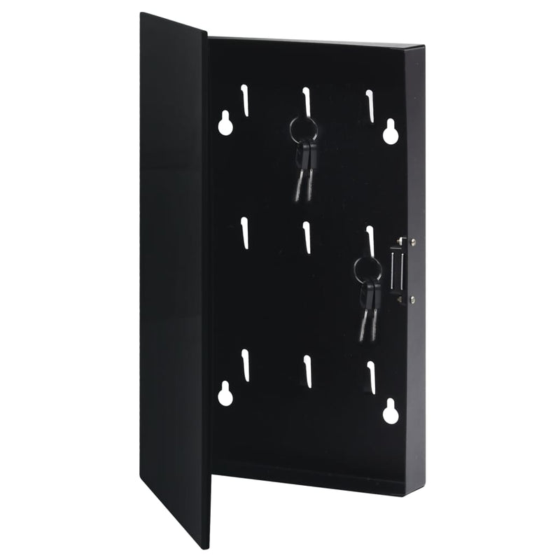 Load image into Gallery viewer, VidaXL Sleutelkast met magneetbord 30x20x4 cm zwart
