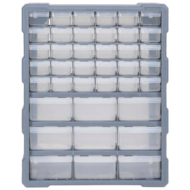 Vidaxl organiser met 39 lades 38x16x47 cm