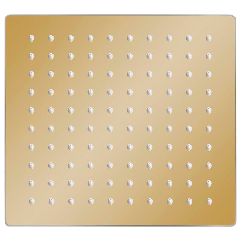 Load image into Gallery viewer, Vidaxl regendouchekop vierkant 20x20 cm roestvrij staal goudkleurig
