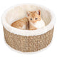Vidaxl kattenmand rond 36 cm zeegras