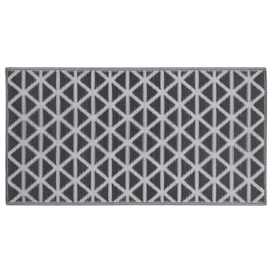 Vidaxl buitenkleed arakil 80x150 cm pp zwart