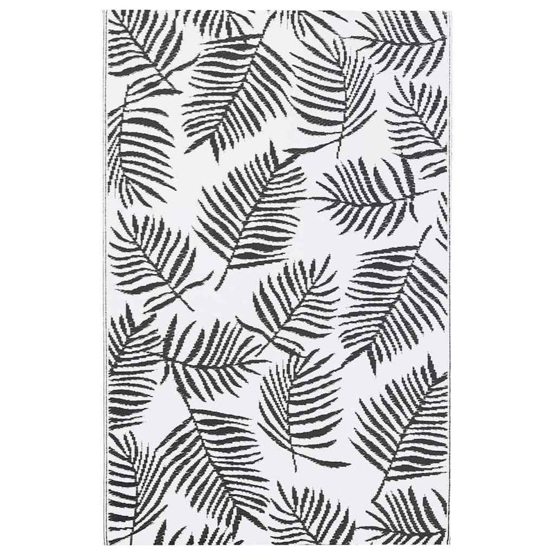Load image into Gallery viewer, Vidaxl buitenkleed arakil 80x150 cm pp wit en zwart

