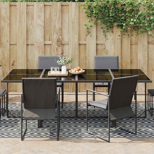 Vidaxl buitenkleed arakil 190x290 cm pp wit en zwart