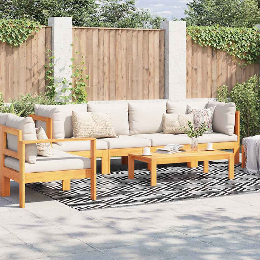 Vidaxl buitenkleed arakil 190x290 cm pp wit en zwart