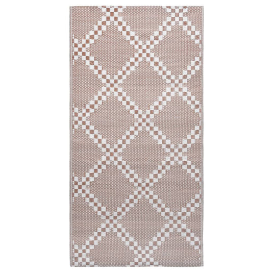 Vidaxl buitenkleed arakil 160x230 cm pp bruin