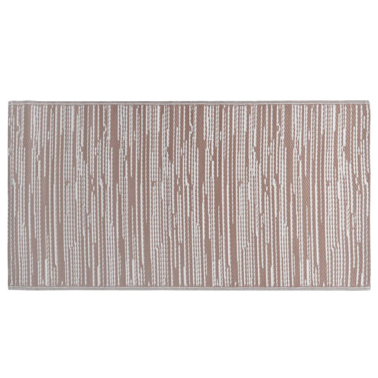Vidaxl buitenkleed arakil 80x150 cm pp bruin