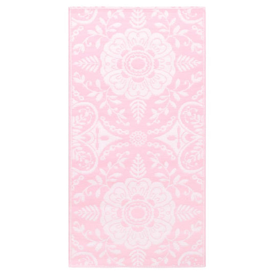 Vidaxl buitenkleed arakil 80x150 cm pp roze