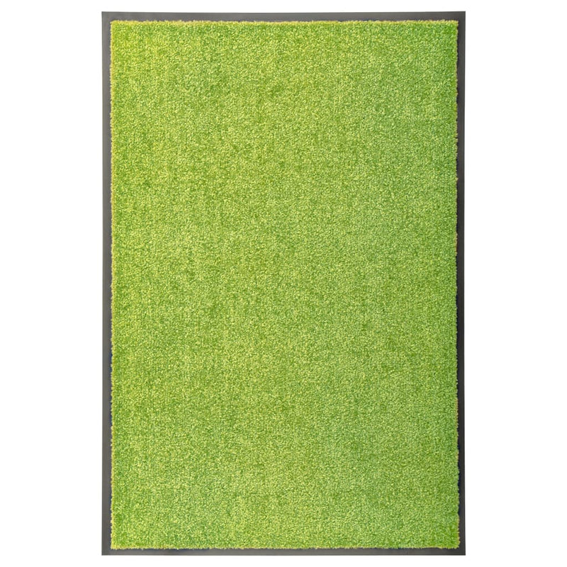 Load image into Gallery viewer, Vidaxl deurmat wasbaar 60x90 cm groen
