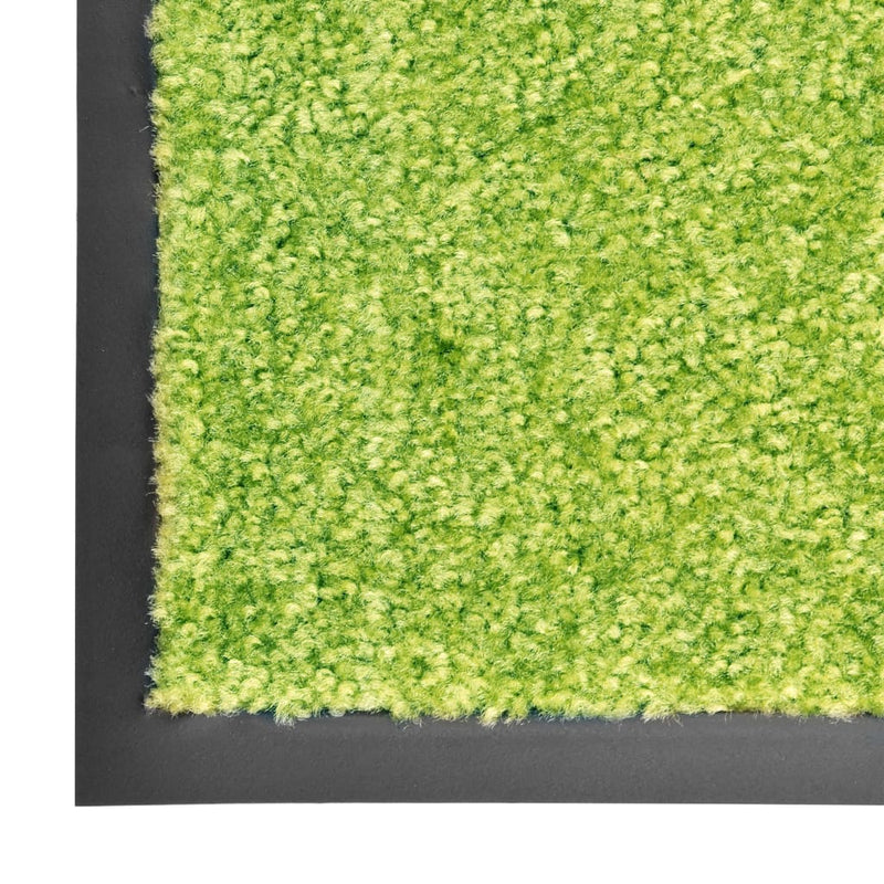 Load image into Gallery viewer, Vidaxl deurmat wasbaar 60x90 cm groen

