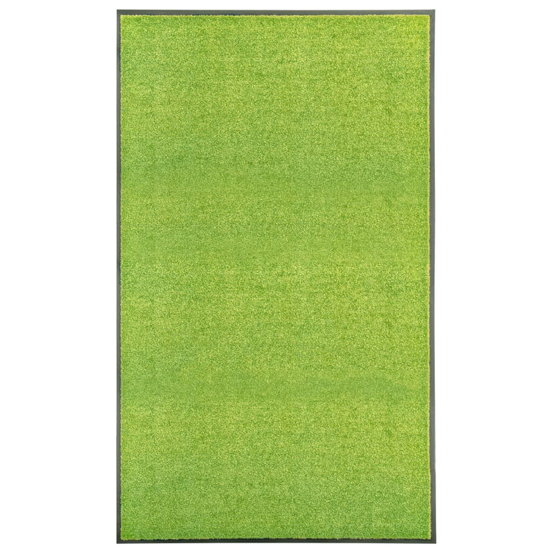 Load image into Gallery viewer, Vidaxl deurmat wasbaar 90x150 cm groen
