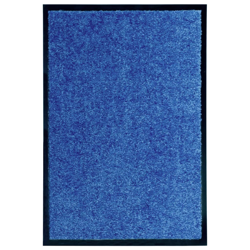 Load image into Gallery viewer, Vidaxl deurmat wasbaar 40x60 cm blauw
