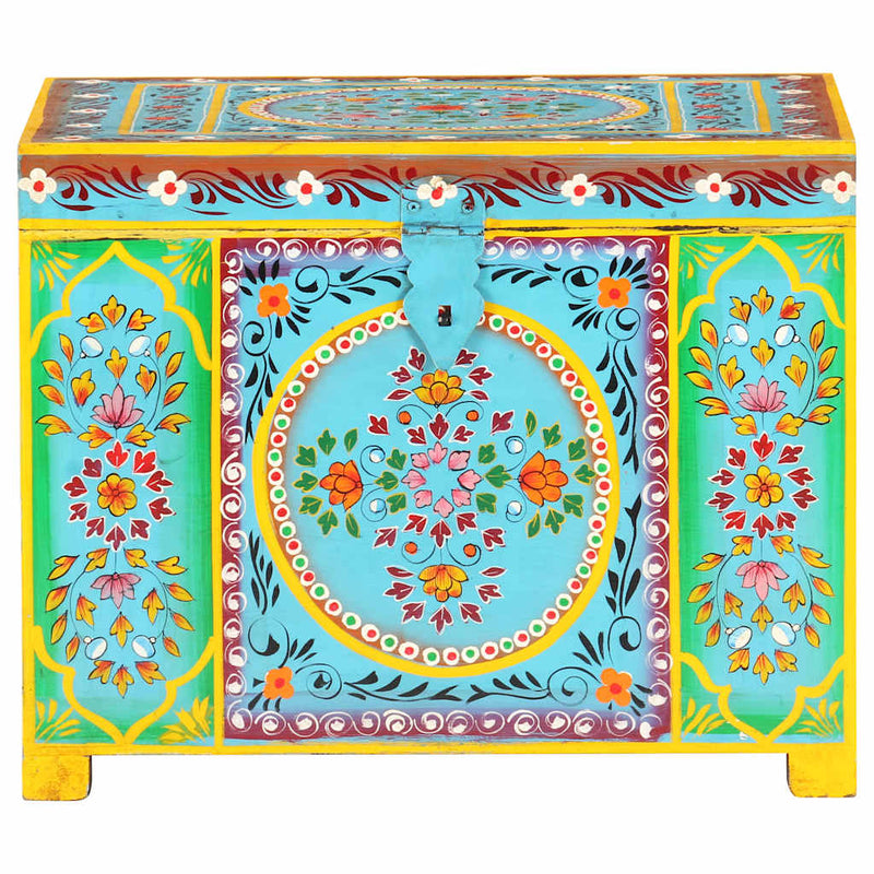 Load image into Gallery viewer, Vidaxl opbergbox handgeschilderd 50x40x40 cm massief mangohout
