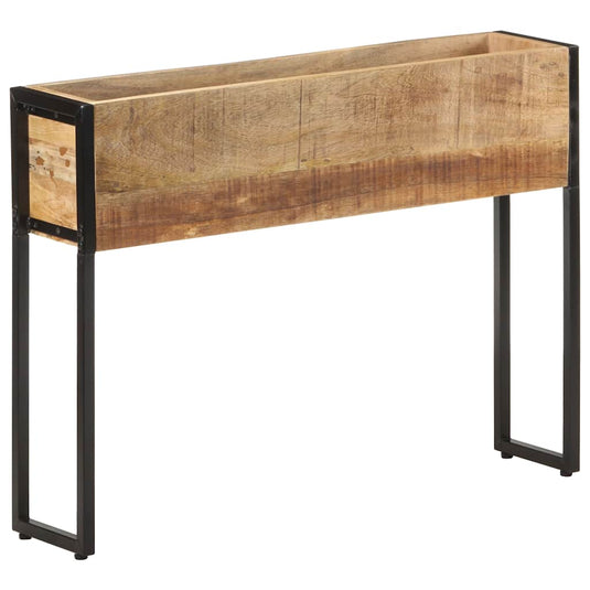 Vidaxl plantenbak 90x20x68 cm ruw mangohout