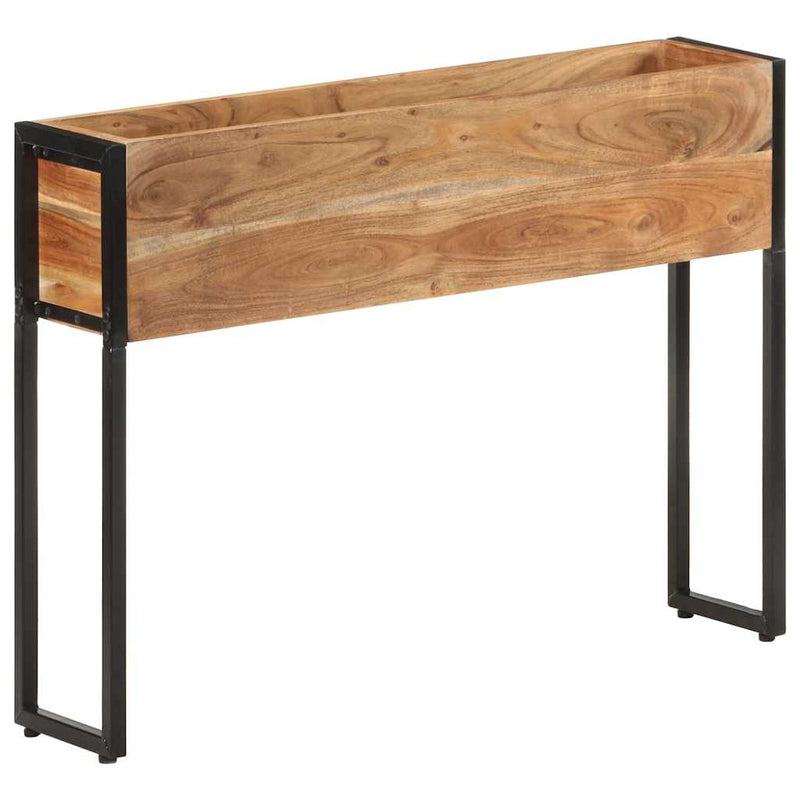 Load image into Gallery viewer, Vidaxl plantenbak 90x20x68 cm massief acaciahout
