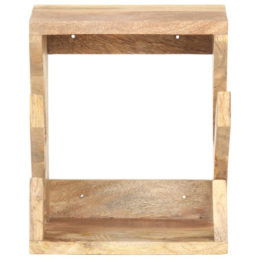 Vidaxl wandskateboardhouder 25x20x30 cm massief mangohout