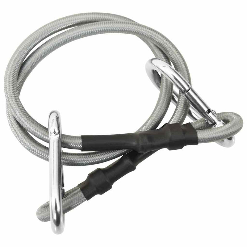Load image into Gallery viewer, Vidaxl touwen met karabijnhaak 4 st rubber
