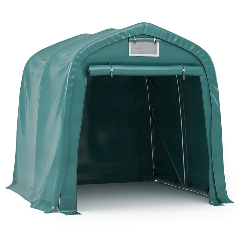 Load image into Gallery viewer, VidaXL Garagetent 2,4x2,4 m PVC groen
