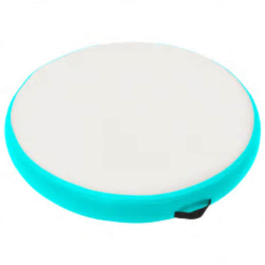 Vidaxl gymnastiekmat met pomp opblaasbaar 100x100x20 cm pvc groen