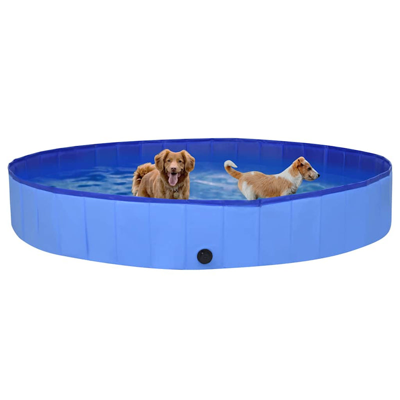 Load image into Gallery viewer, Vidaxl hondenzwembad inklapbaar 300x40 cm pvc blauw
