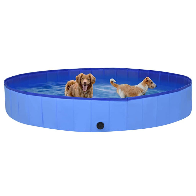 Load image into Gallery viewer, Vidaxl hondenzwembad inklapbaar 300x40 cm pvc blauw
