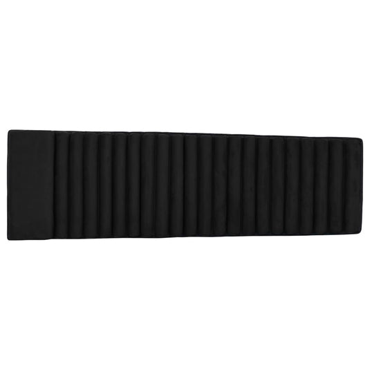 Vidaxl ligbedkussen suède zwart