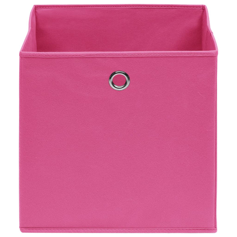 Load image into Gallery viewer, Vidaxl opbergboxen 10 st 28x28x28 cm nonwoven stof roze

