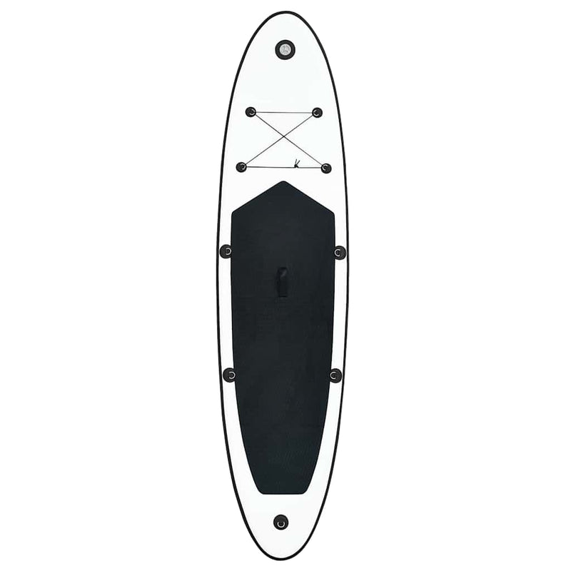Load image into Gallery viewer, Vidaxl stand-up paddleboard opblaasbaar zwart en wit
