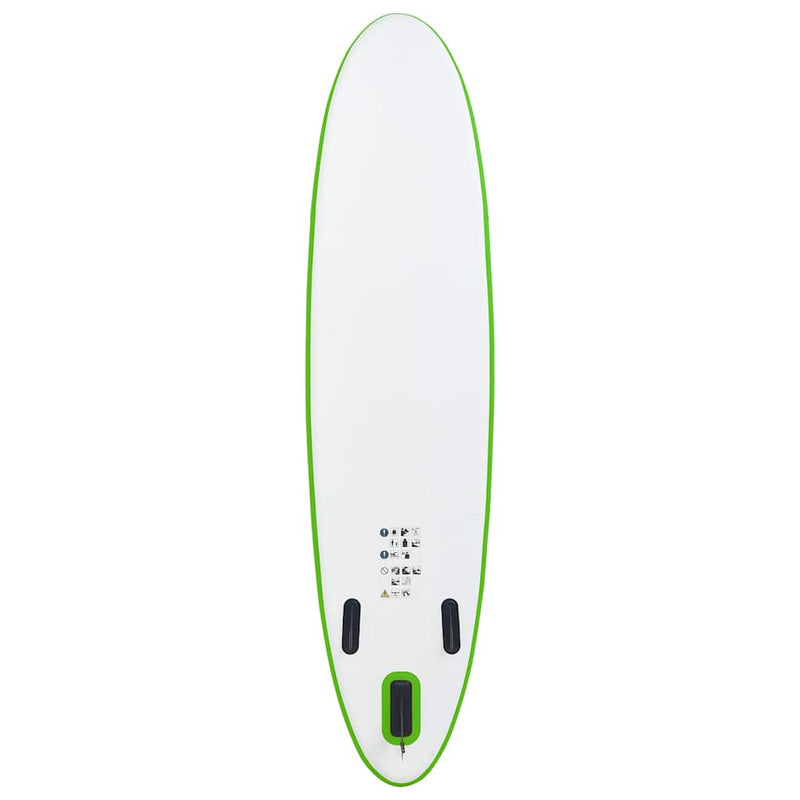Load image into Gallery viewer, Vidaxl stand up paddleboardset opblaasbaar groen en wit
