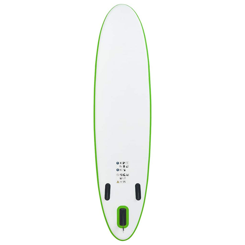 Load image into Gallery viewer, Vidaxl stand up paddleboardset opblaasbaar groen en wit

