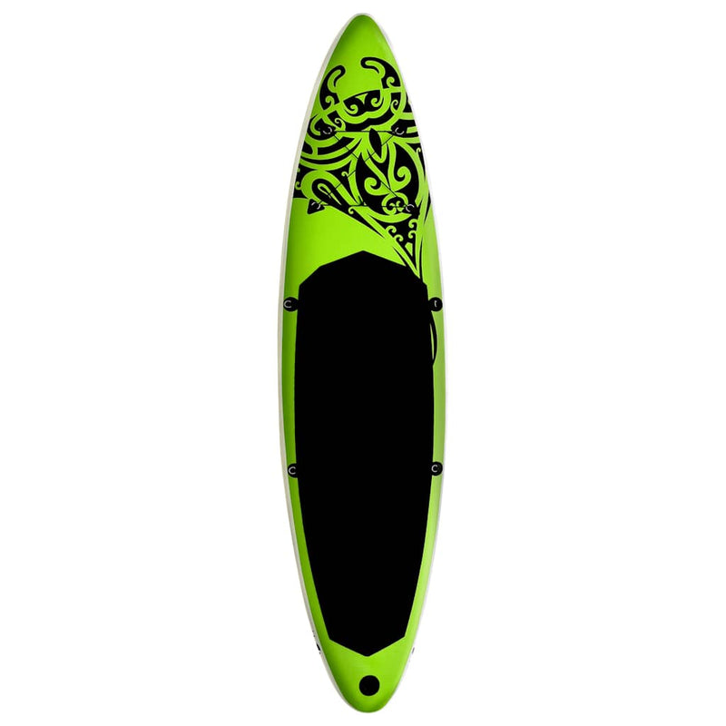 Load image into Gallery viewer, Vidaxl stand up paddleboardset opblaasbaar 320x76x15 cm groen
