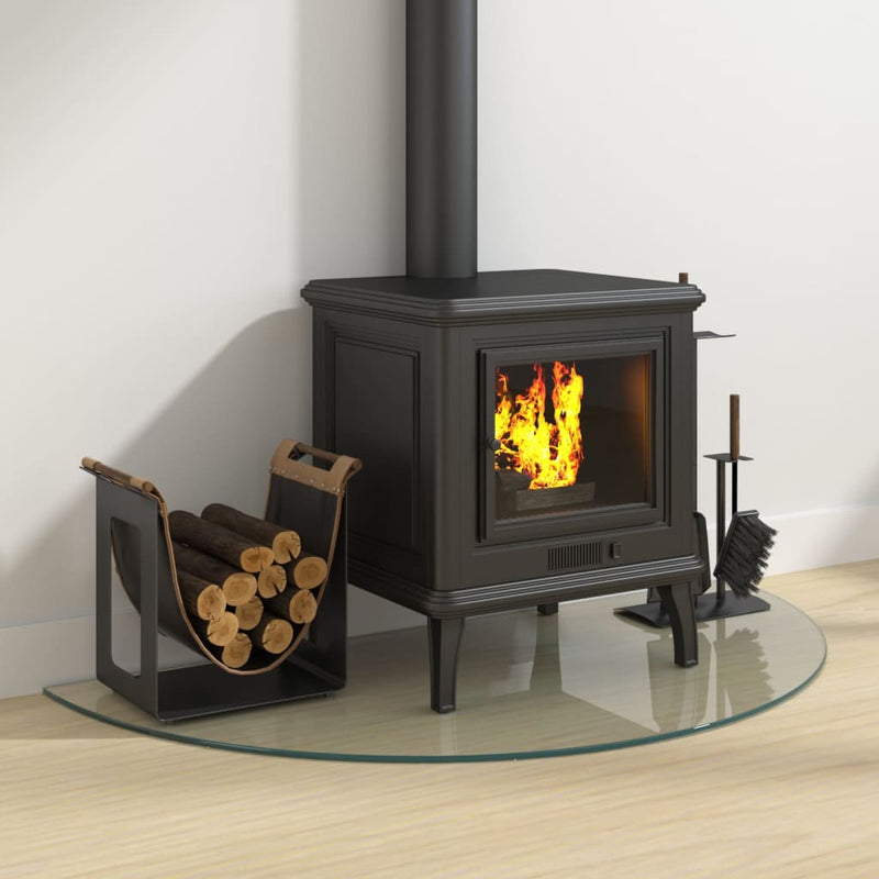 Load image into Gallery viewer, Vidaxl glasplaat voor open haard halfrond 1000x500 mm
