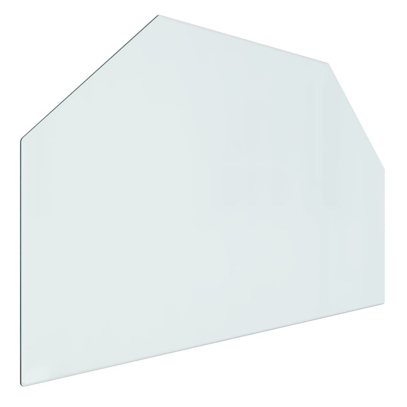 Load image into Gallery viewer, Vidaxl glasplaat openhaard zeshoekig 80x50 cm
