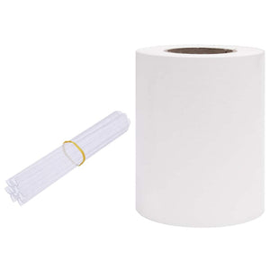 Vidaxl privacystrip 70x0,19 m pvc wit