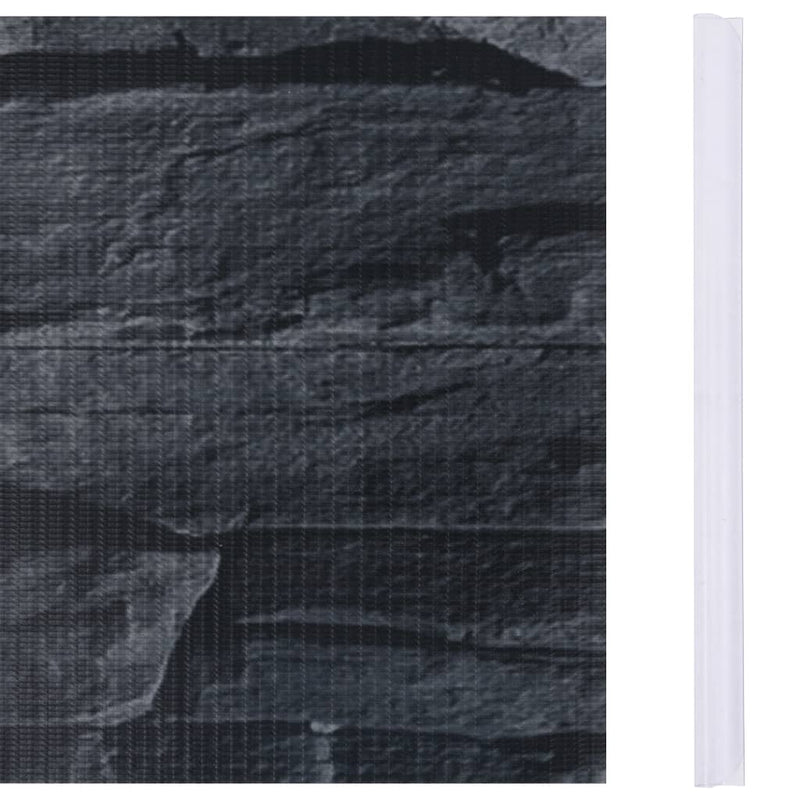 Load image into Gallery viewer, Vidaxl tuinscherm steen-look 35x0,19 m pvc grijs
