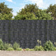 Vidaxl tuinschermen 4 st 35x0,19 m pvc grijs