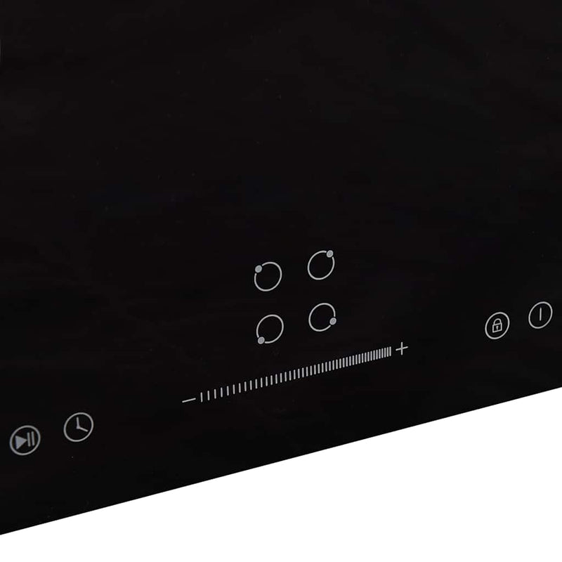 Load image into Gallery viewer, Vidaxl inductiekookplaat 4 zones aanraakbediening 7000 w 77 cm glas
