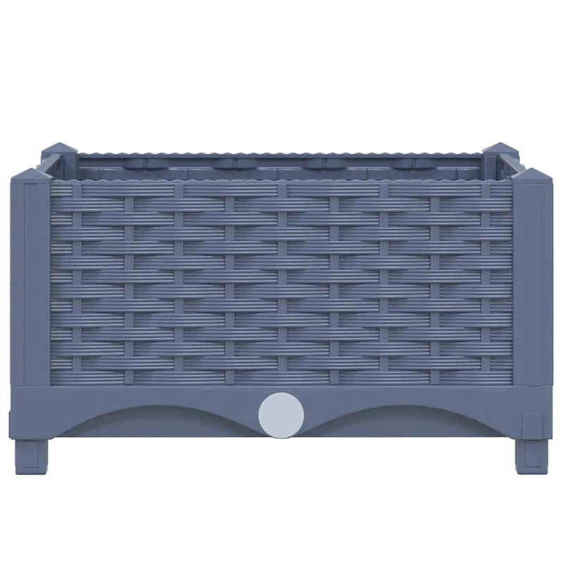 Load image into Gallery viewer, Vidaxl plantenbak verhoogd 40x40x23 cm polypropyleen
