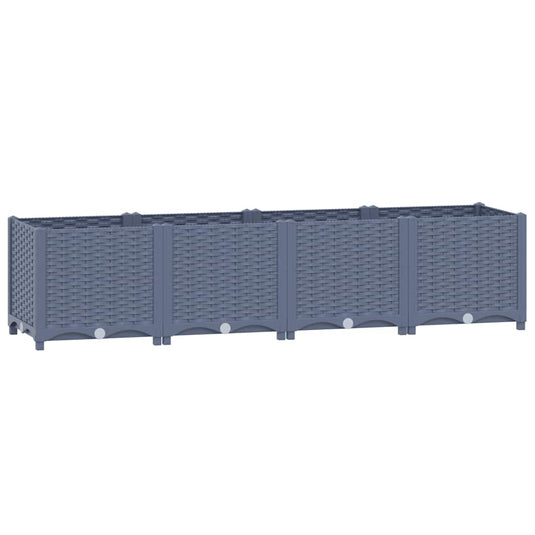 Vidaxl plantenbak verhoogd 160x40x38 cm polypropyleen