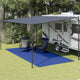 Vidaxl tenttapijt 250x500 cm blauw
