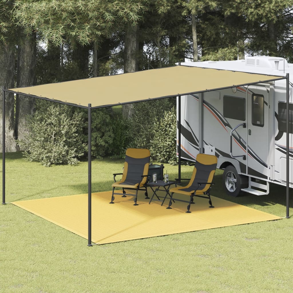 VidaXL Tenttapijt 400x400 cm beige