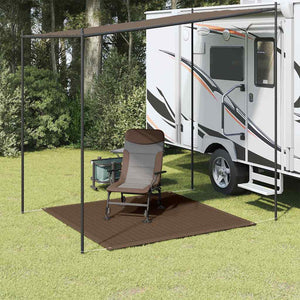 Vidaxl tenttapijt 250x250 cm bruin