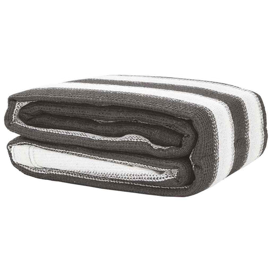 Vidaxl tenttapijt 300x400 cm antracietkleurig en wit