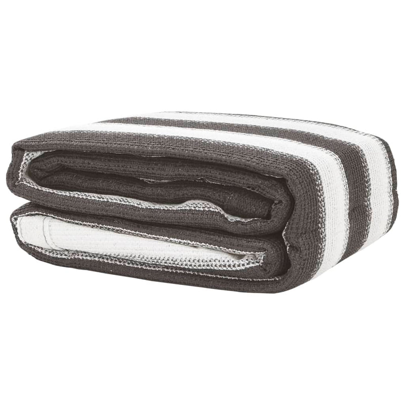 Load image into Gallery viewer, VidaXL Tenttapijt 300x600 cm antracietkleurig en wit
