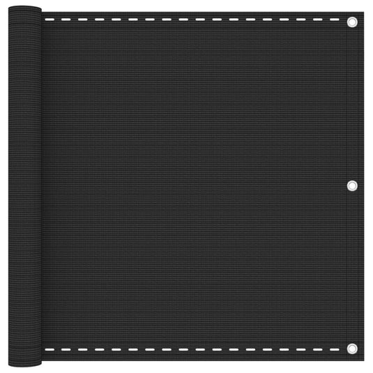 Vidaxl balkonscherm 90x300 cm hdpe antracietkleurig
