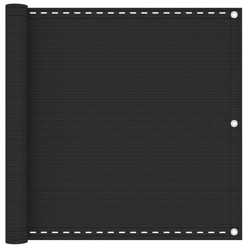 Load image into Gallery viewer, Vidaxl balkonscherm 90x500 cm hdpe antracietkleurig
